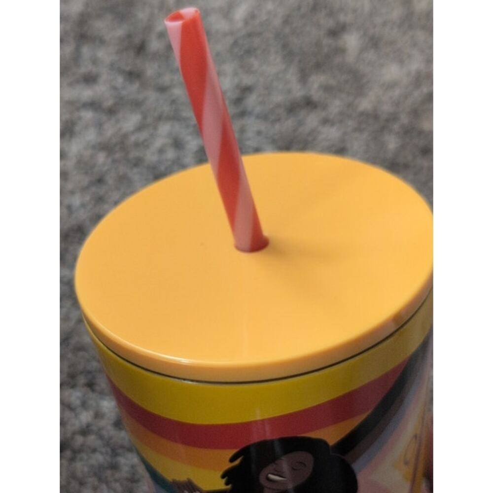 Starbucks Sofie Birkin 2024 Yellow Summer Graphic Cold Cup Tumbler Rare EUC - Picture 6 of 9